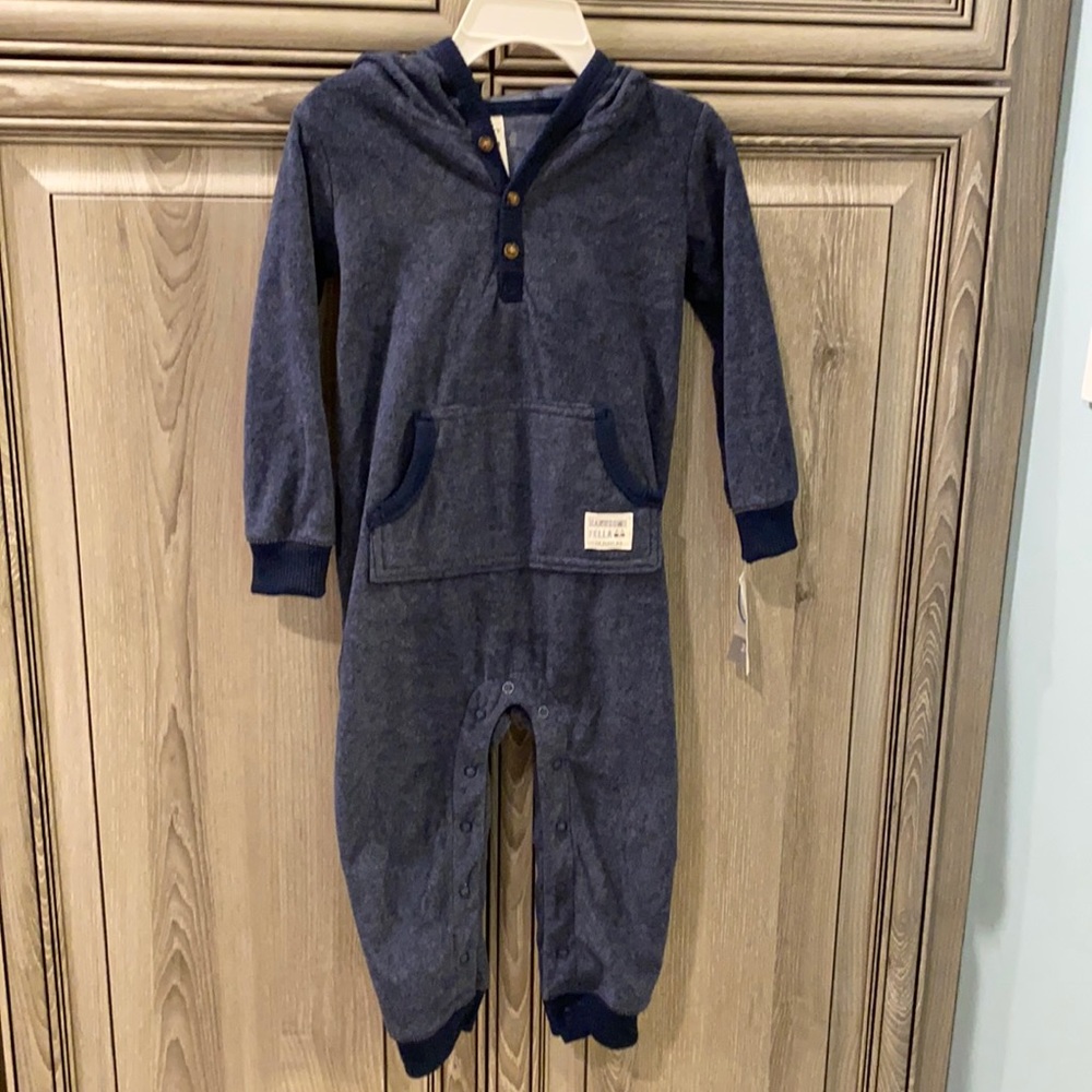 24Month Carter’s hooded fleece one piece